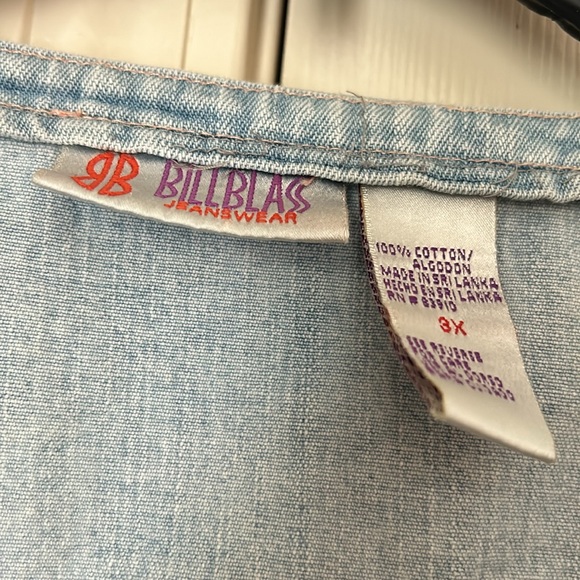 Bill bass Women Vintage Denim Vest - Picture 2 of 10